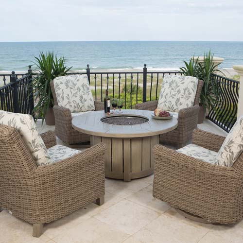 Ebel Provence Club Chair & Swivel Glider